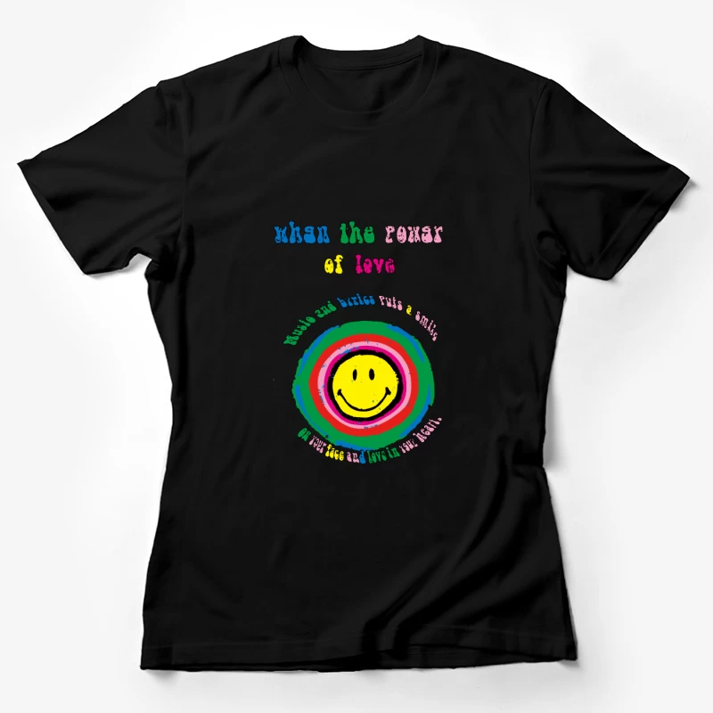 Kraft der Liebe Smile-Design Damen T-Shirt