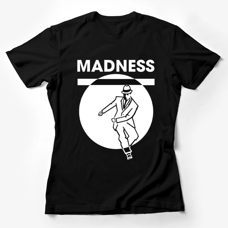 Ska Dance Madness Silhouette Logo Female T-Shirt