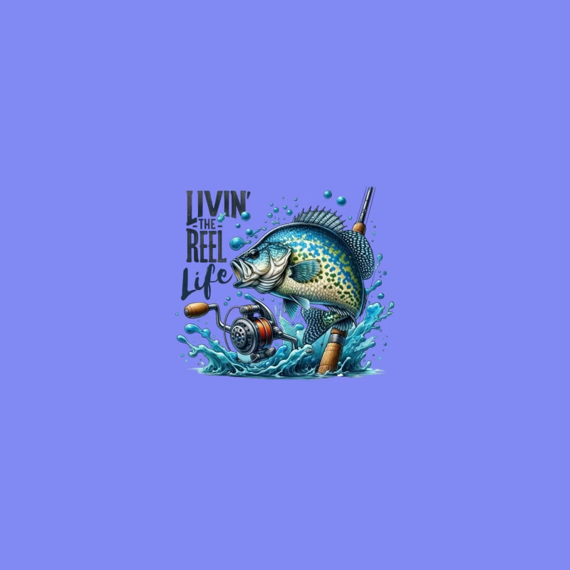 Living the Reel Life: A Vibrant Fishing Adventure iPhone Case