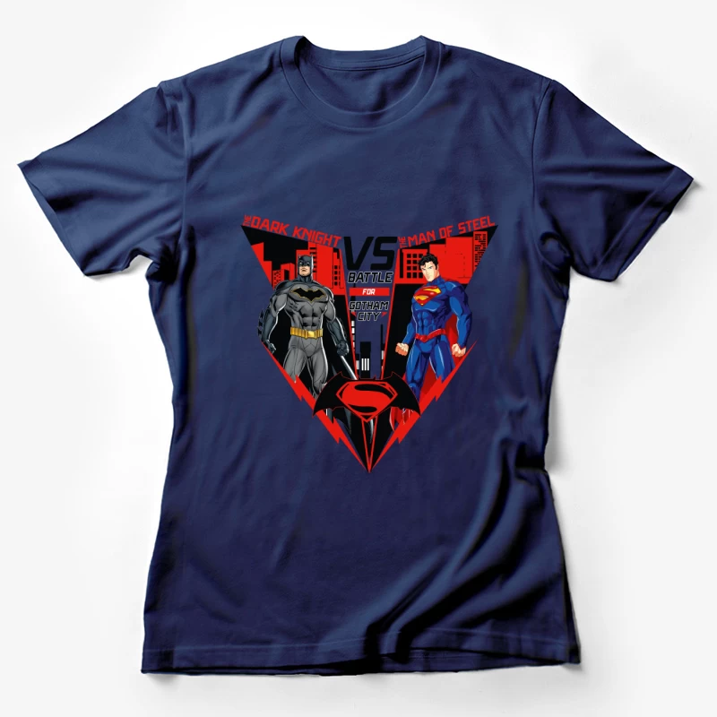 Batman vs Superman: Battle for Gotham City Female T-Shirt