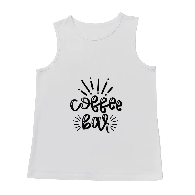 Design de bar à café Homme Débardeur