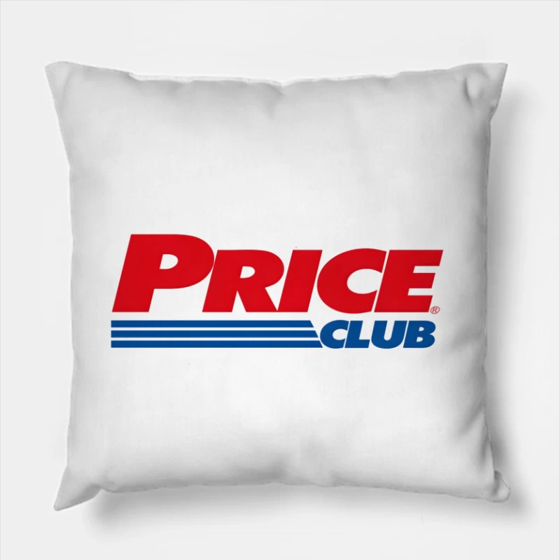 Price Club Retail Company Logo Throw Pillow