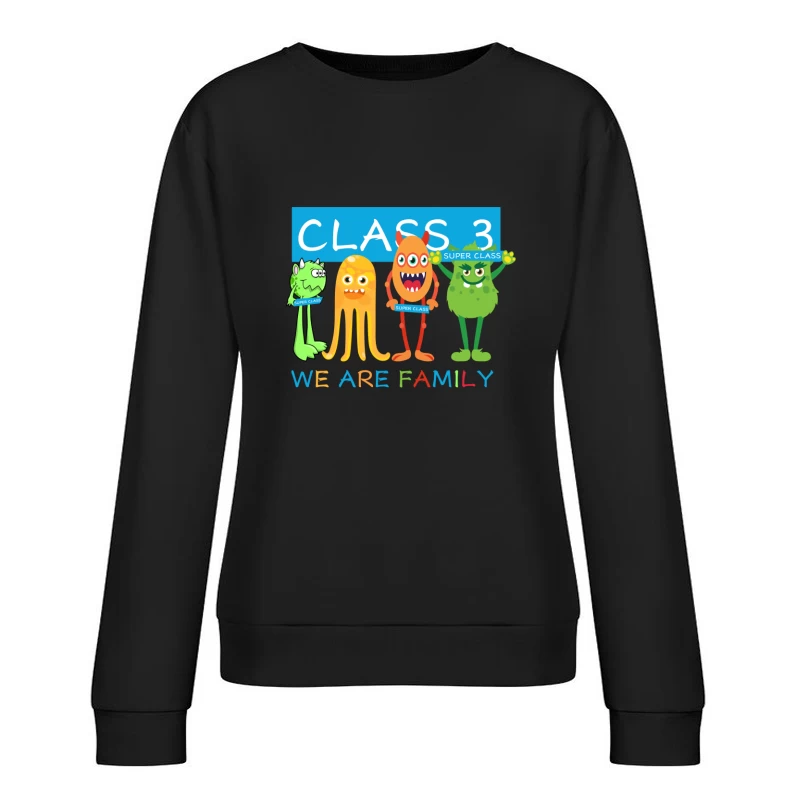Kreative Monster für die Klasse 3 Damen Pullover Sweatshirt