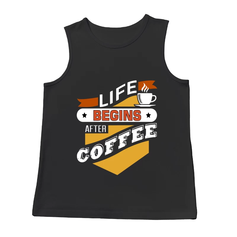 Phrase inspirante sur le café Homme Débardeur