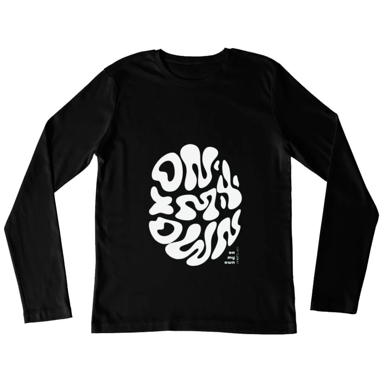 Optische Illusion Kunst Damen Langarm T-Shirt