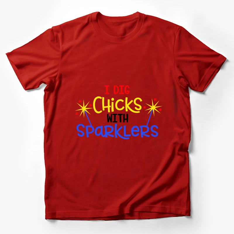 Message Amusant avec Étincelles Homme T-Shirt