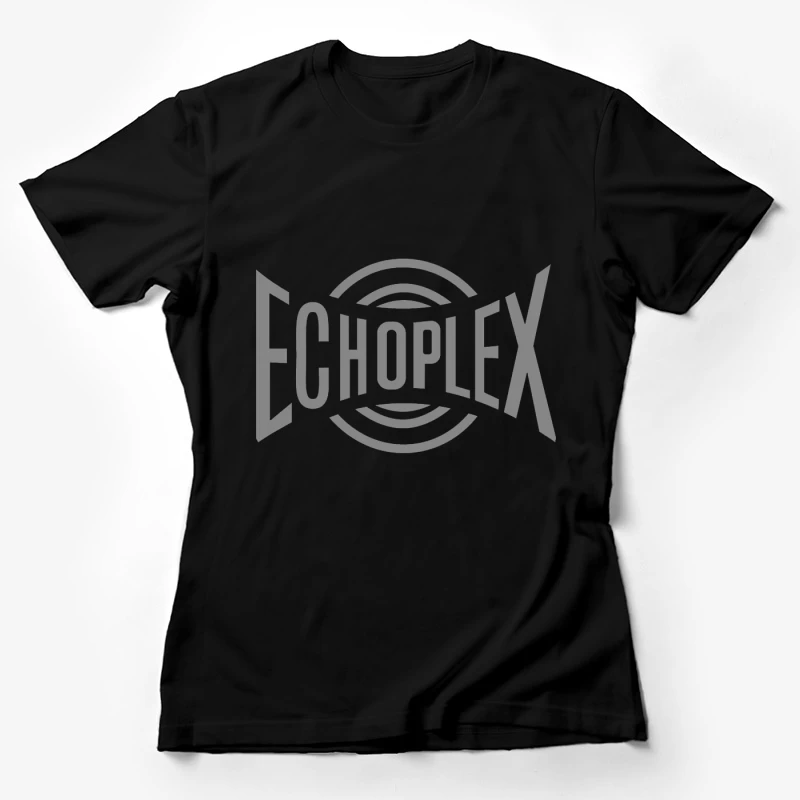 Echoplex Vintage Audio Brand Logo Design Female T-Shirt