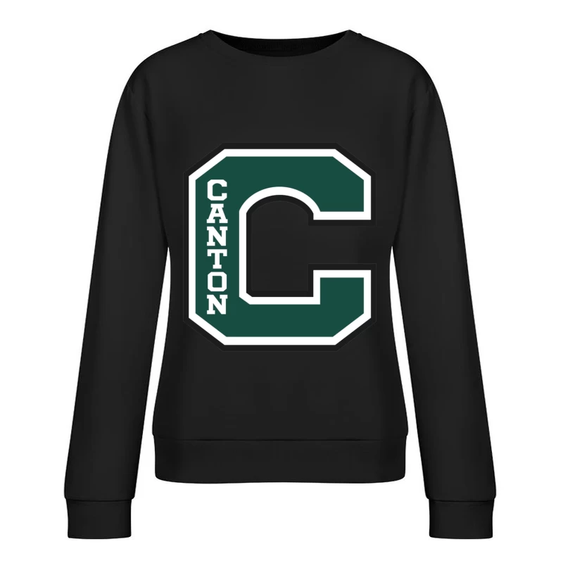 Canton Bulldogs Baseball Female Pullover Sweatshirt