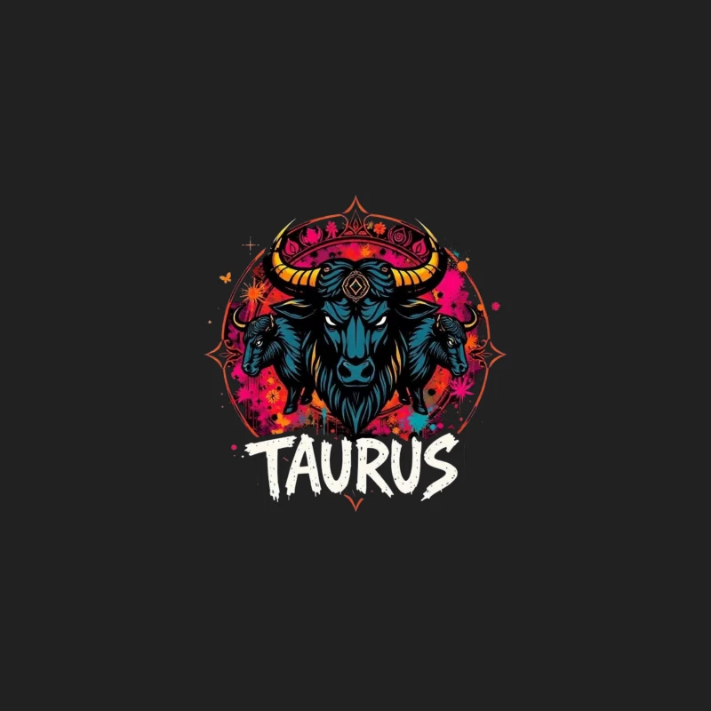 Taurus Astrology Art Bucket Hat