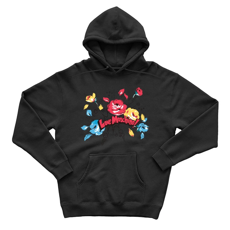 Blumendesign von Love Moschino Herren Pullover Hoodie