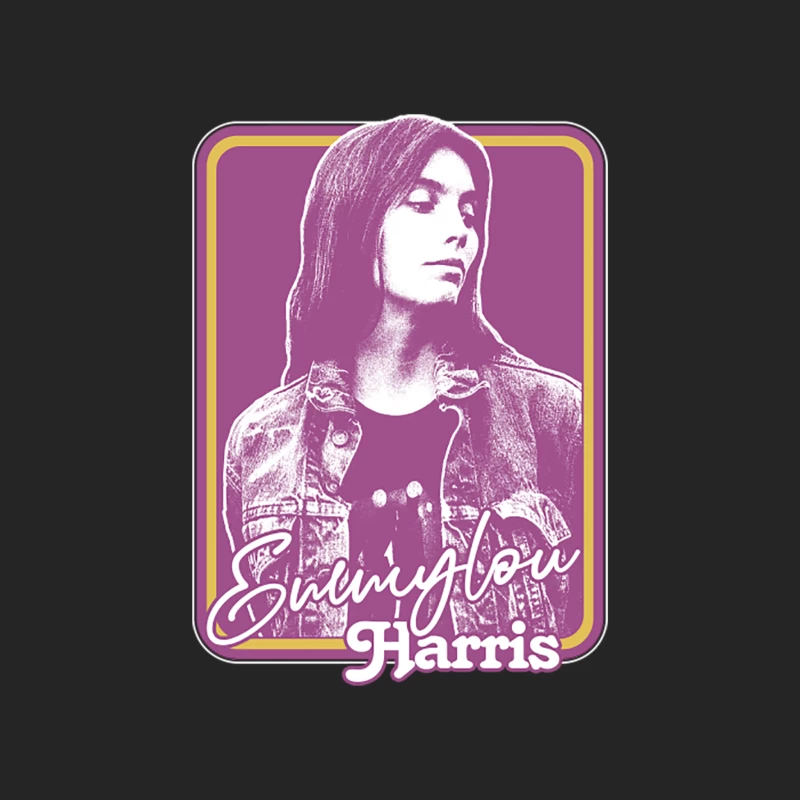 Emmylou Harris  Outlaw Country Retro Fan Design Male Pullover Sweatshirt