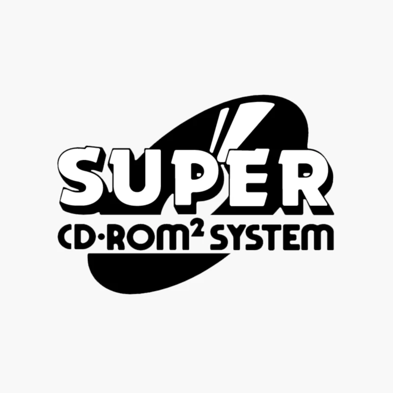 Super CD-ROM² System Logo Cotton Tote Bag