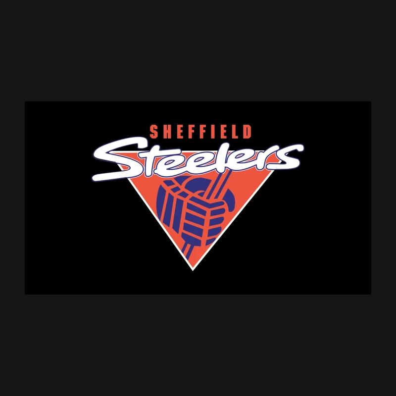 Sheffield Steelers Ice Hockey Team Logo Design Desk Mat