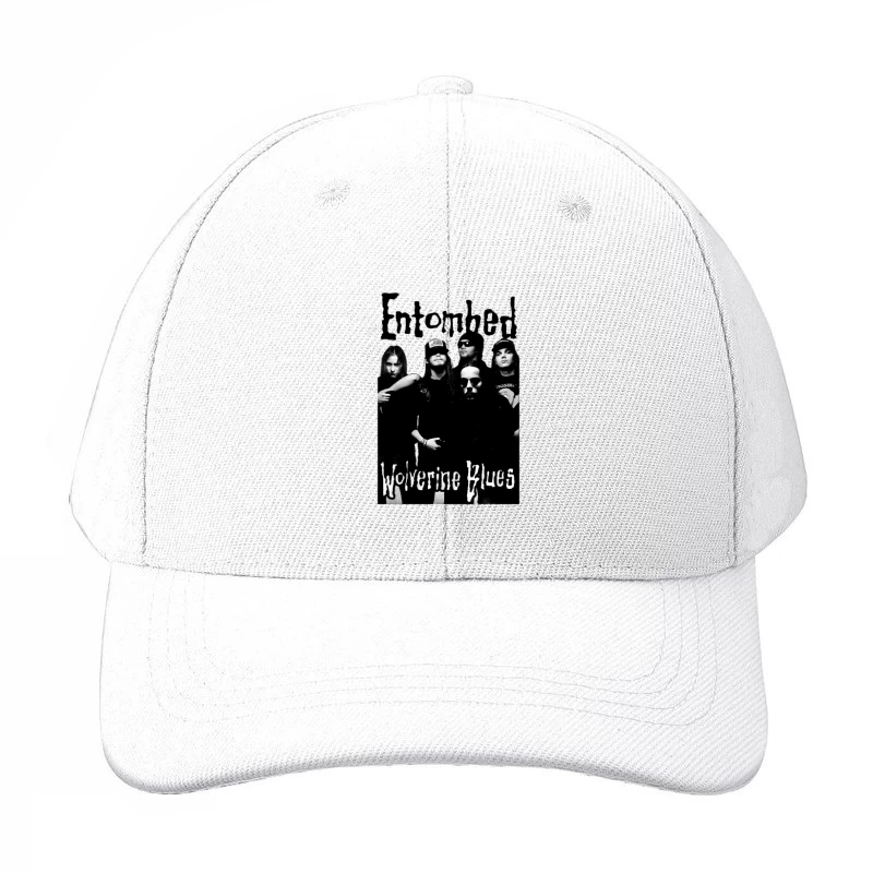 Entombed Wolverine Blues Black White Baseball Cap