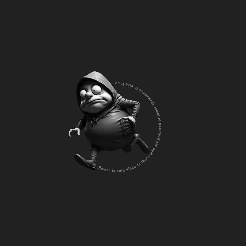 Humorous Character in Motion Bucket Hat