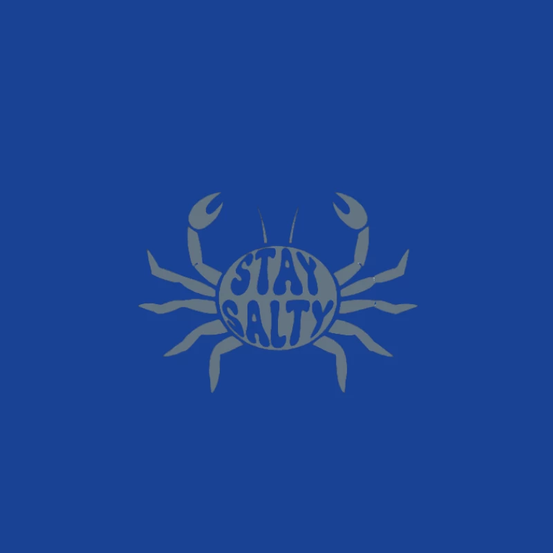 Restez salé design de crabe Homme T-Shirt