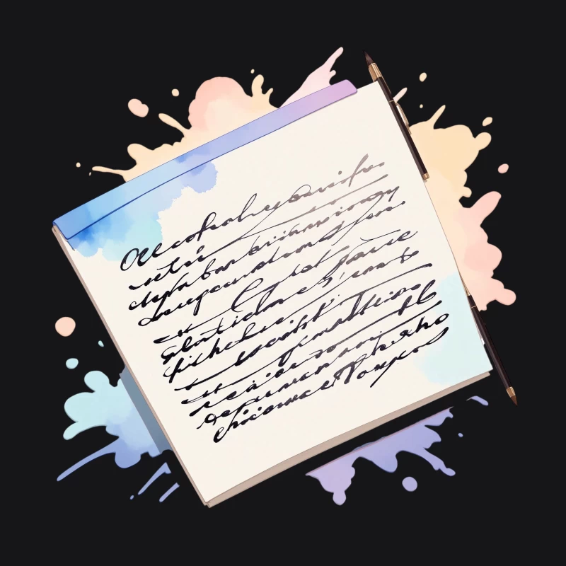 Letter destiny Throw Pillow