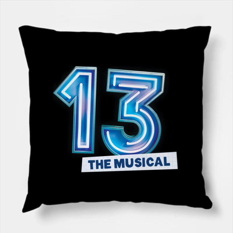 13 The Musical Logo Throw Pillow