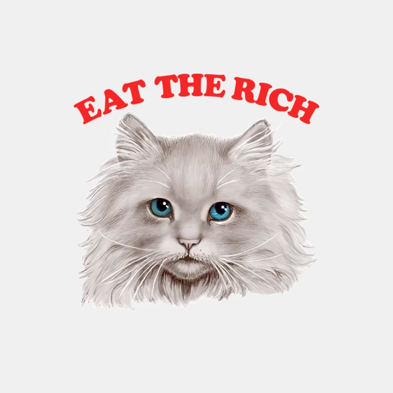 Eat The Rich Kitty Male Tank Top