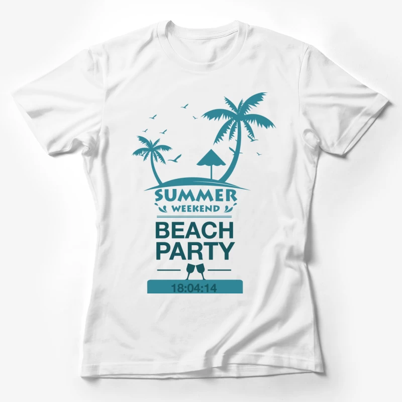 Strandparty am Sommerwochenende Damen T-Shirt