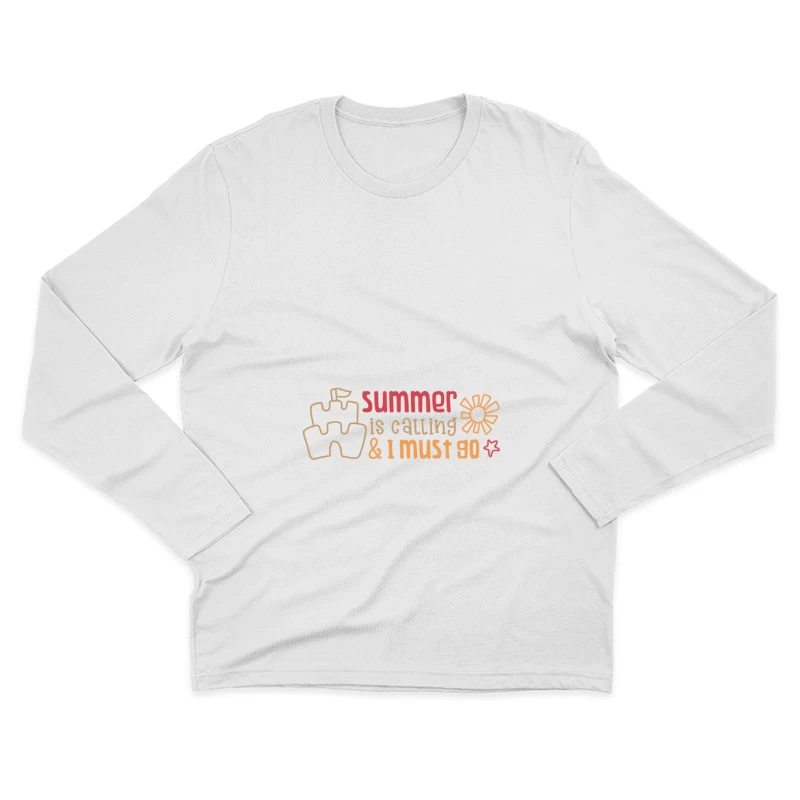 L'appel de l'été Homme Manches Longues T-Shirt