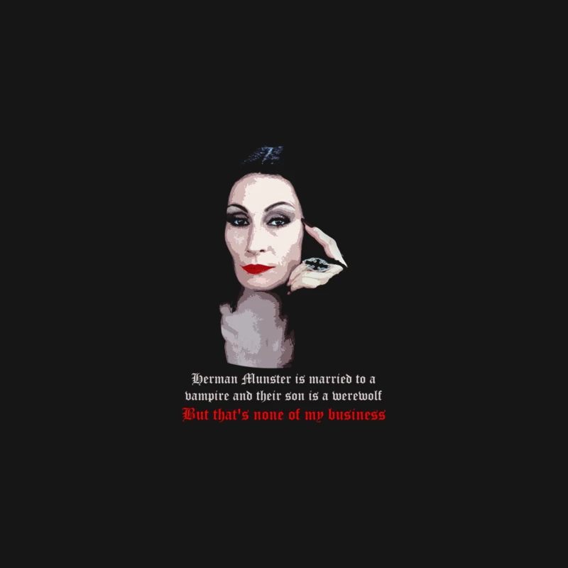 Morticia Addams Meme Desk Mat