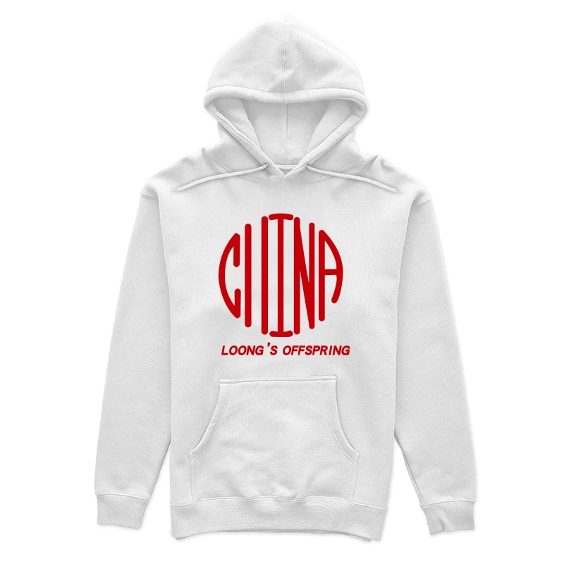 China Loong's Offspring Logo Design Female Pullover Hoodie