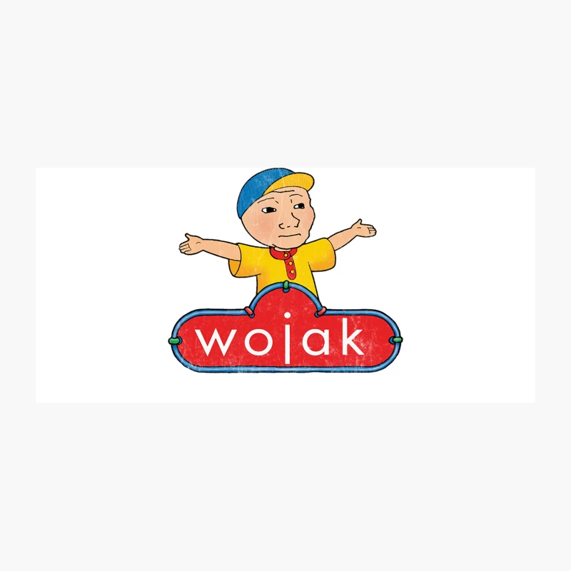 Caillou Wojak Meme Design Coffee Mug