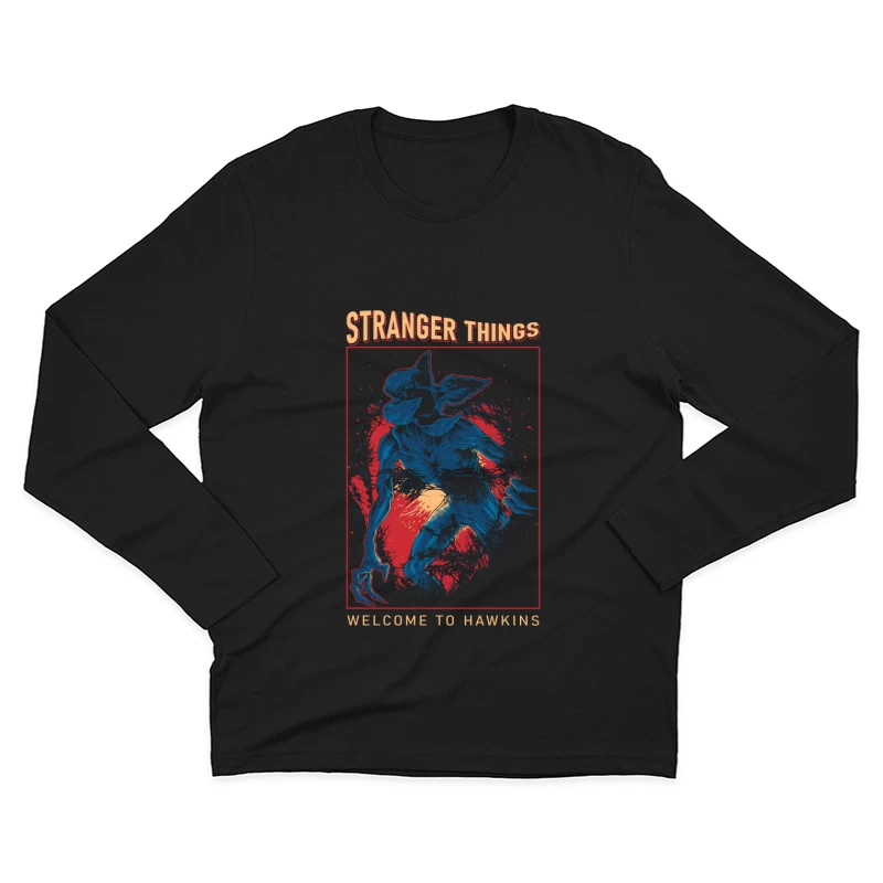 Stranger Things Artwork Male Long Sleeve T-Shirt