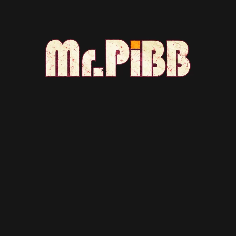 Retro Mr Pibb Soda Typography with Distressed Effect Female Long Sleeve T-Shirt