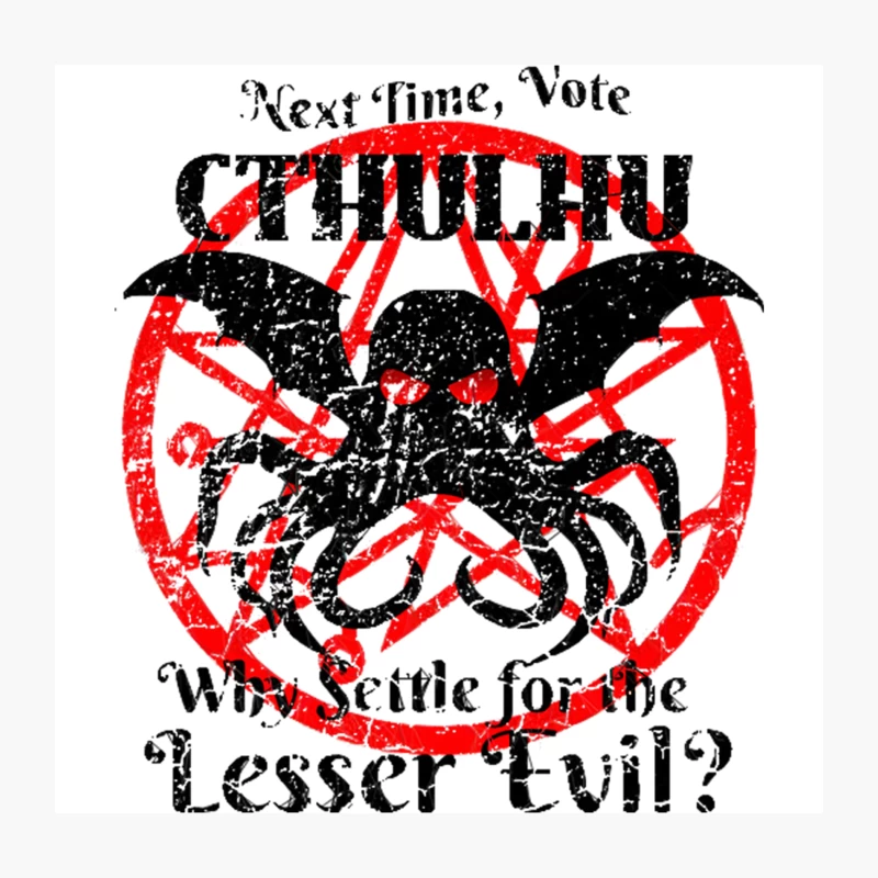 Vote for Cthulhu next time Throw Pillow