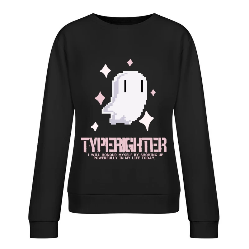 Niedlicher Geist mit inspirierendem Zitat Damen Pullover Sweatshirt