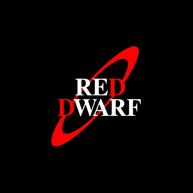 Red Dwarf Science Fiction TV Series Logo Tapestry