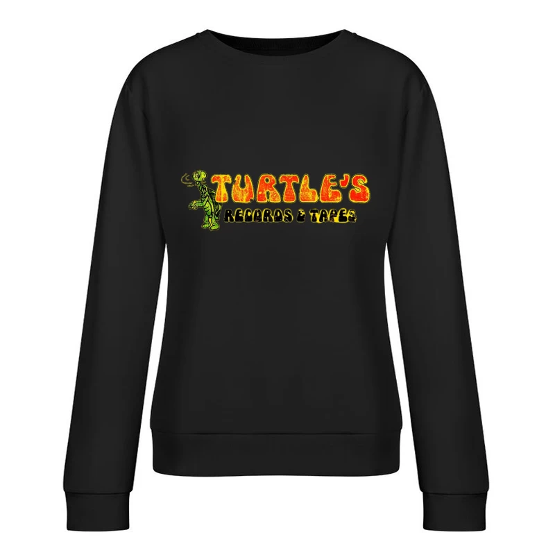 Turtle's Records & Tapes Female Pullover Sweatshirt
