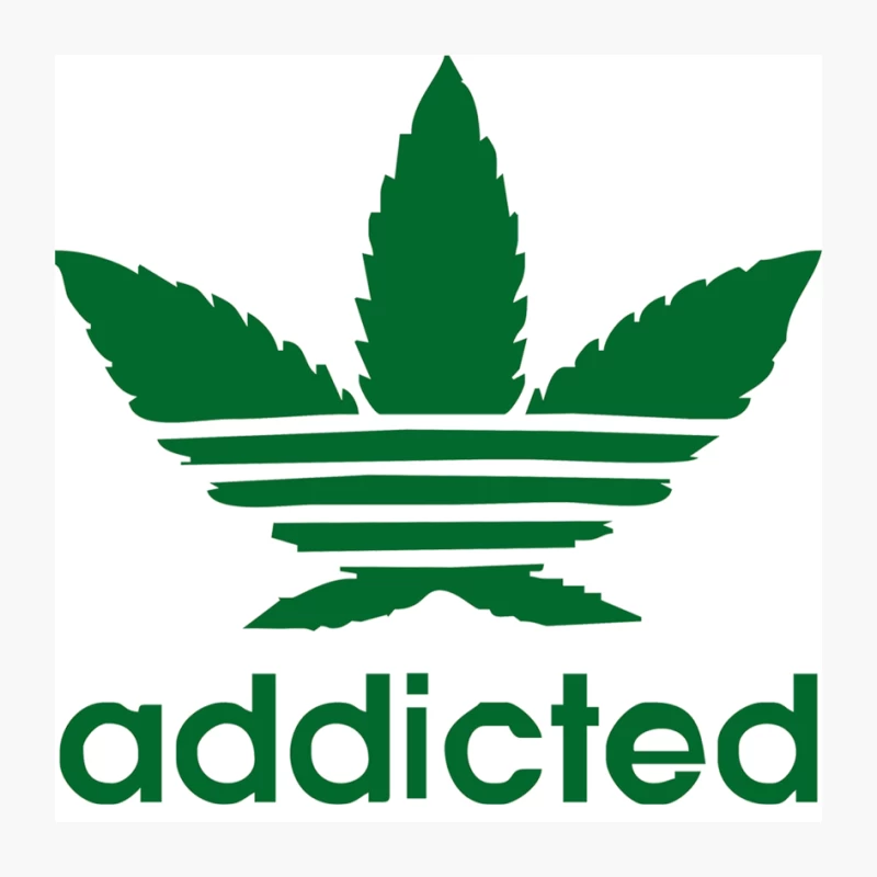 Addicted ~ Mens Funny Pin