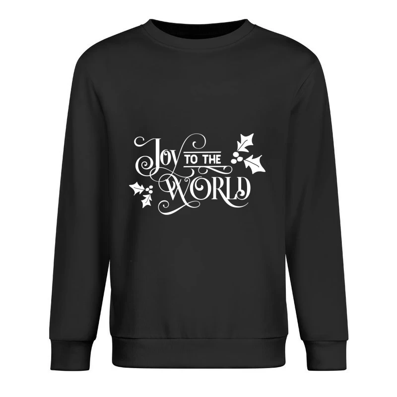 Design festif 'Joie au monde' Homme Sweat-shirt à enfiler