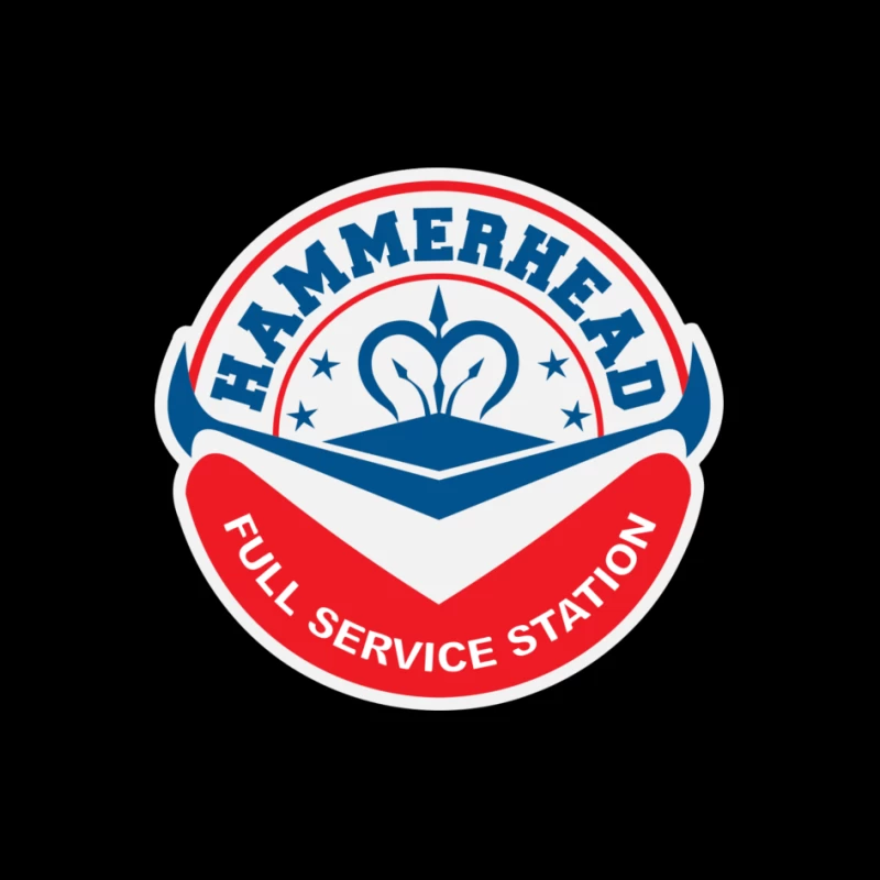 Hammer Head Full Service Station Pin