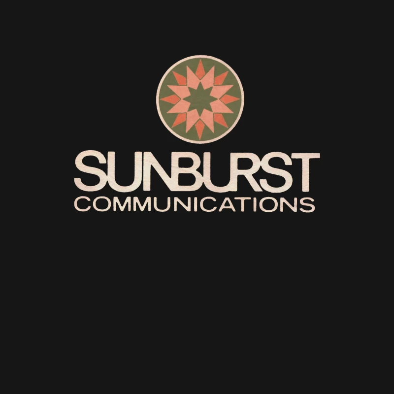 Sunburst Communications Vintage Corporate Logo Design Female Long Sleeve T-Shirt