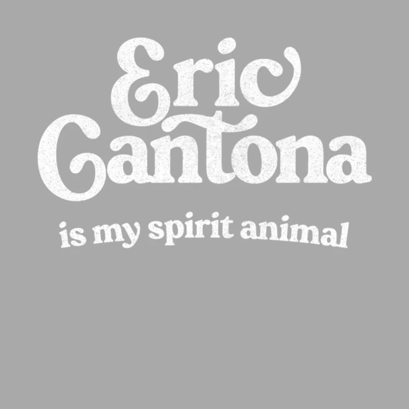 Eric Cantona Is My Spirit Animal   French Soccer Legend Gift Female Pullover Hoodie