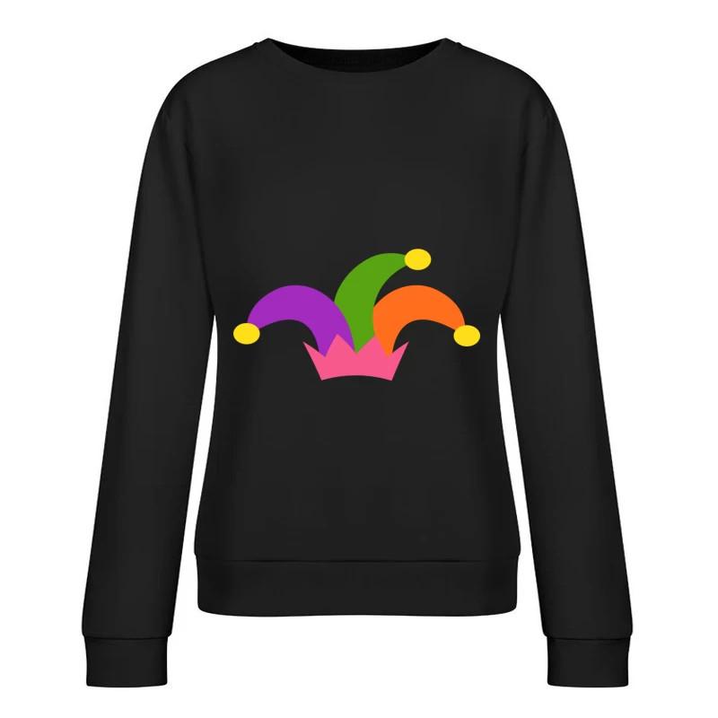 Chapeau de bouffon coloré Femme Sweat-shirt à enfiler