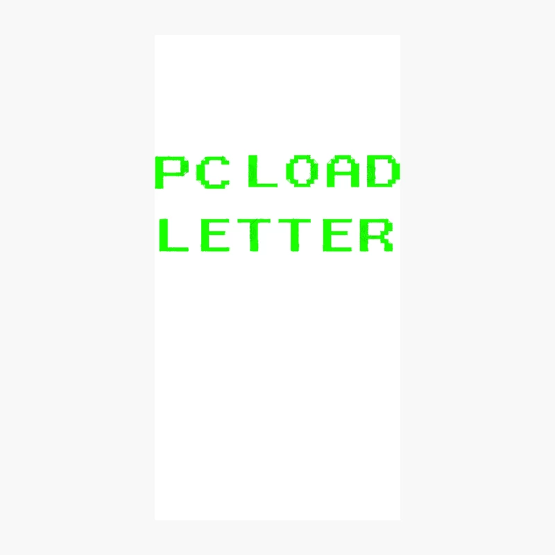 PC Load Letter iPhone Case