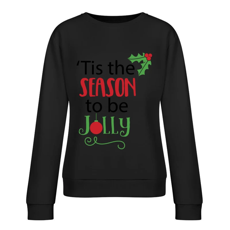 Saison Joyeuse de Noël Femme Sweat-shirt à enfiler