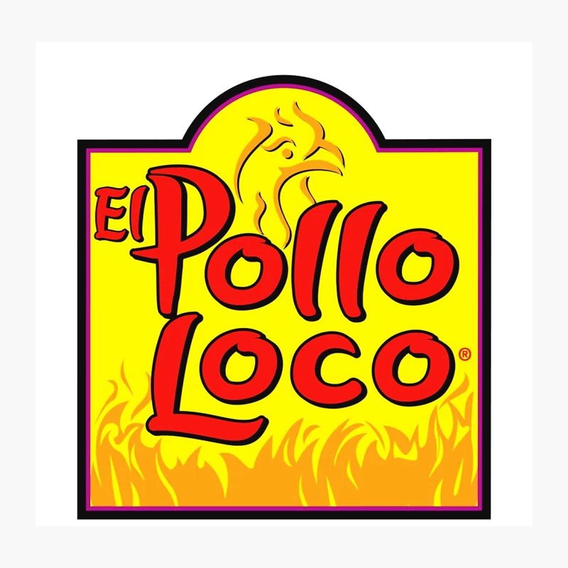 el pollo loco logo Throw Pillow