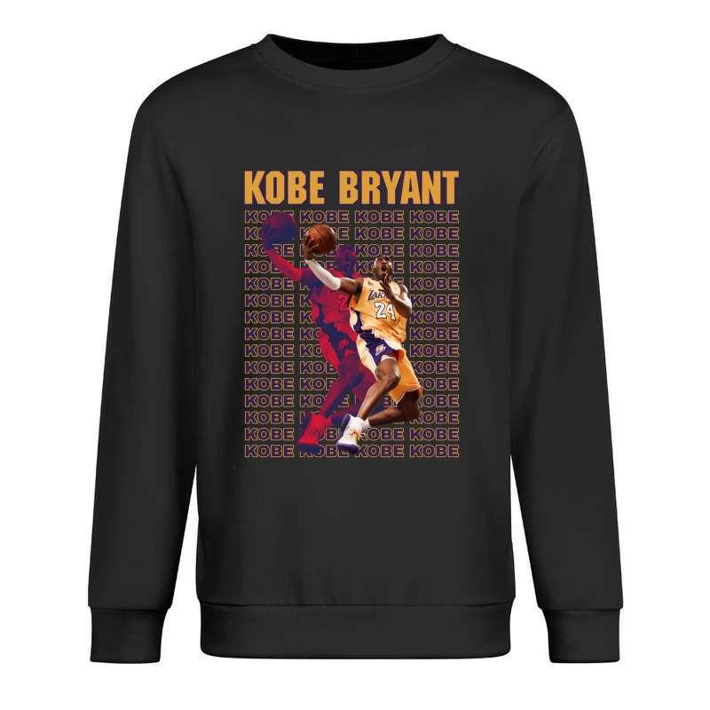 Kobe Bryant: Legendary NBA Player Male Pullover Sweatshirt