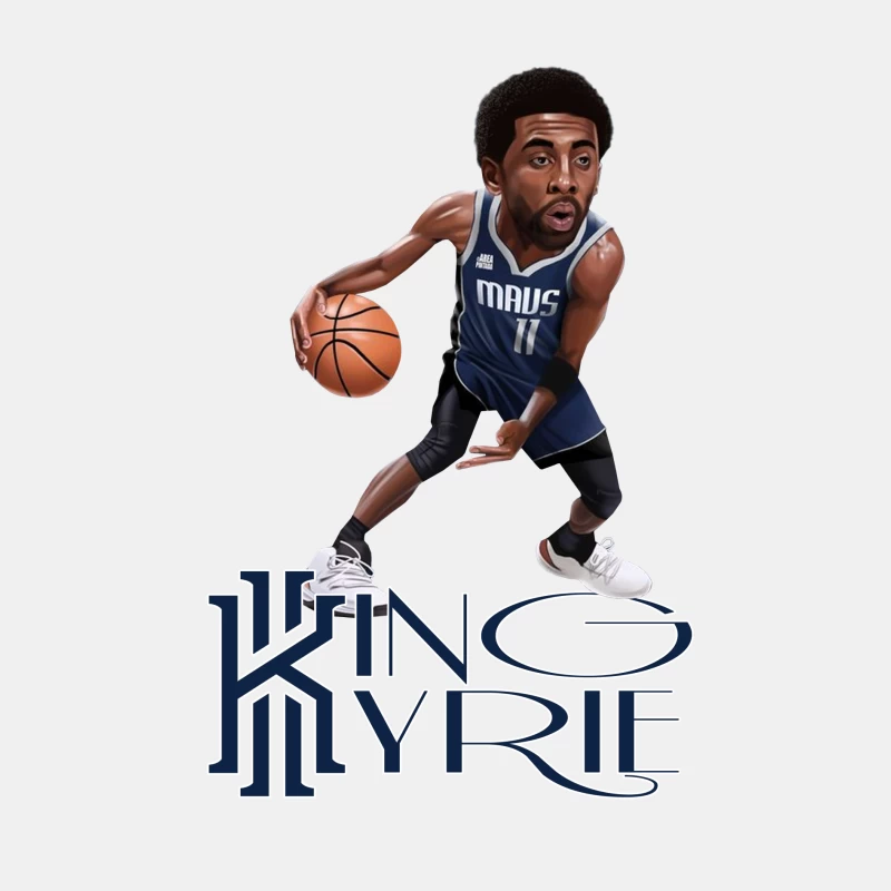 Dallas Mavericks - Kyrie Irving - KING KYRIE Male Tank Top