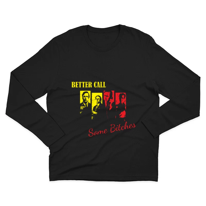 Parodie Plakat mit Anwaltsmotiv Herren Langarm T-Shirt