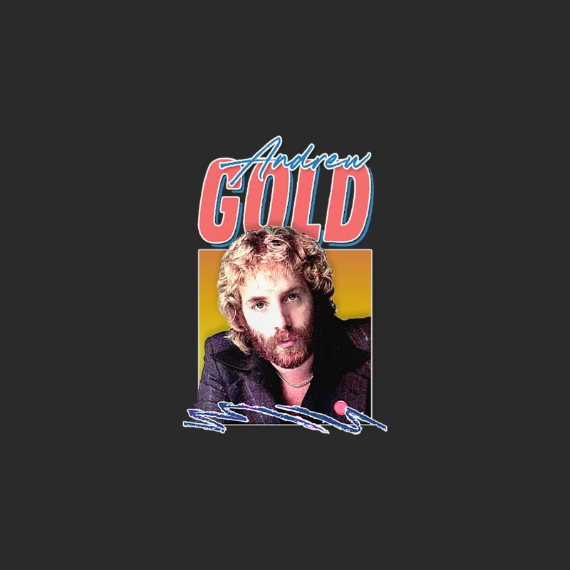Andrew Gold  Reto 80s Style Fan Design Baseball Cap