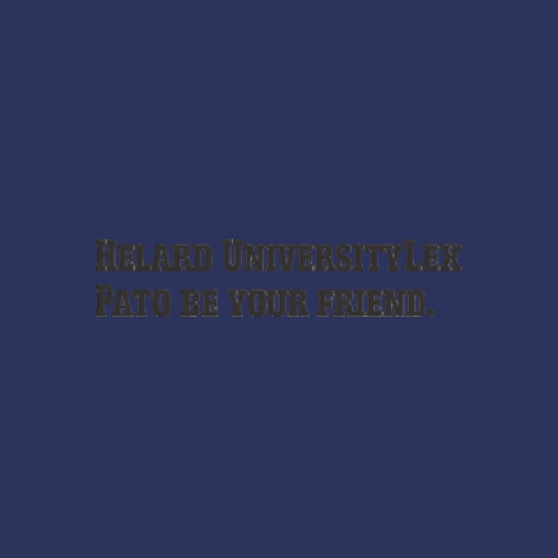 Helaro Universität Leitspruch Herren T-Shirt