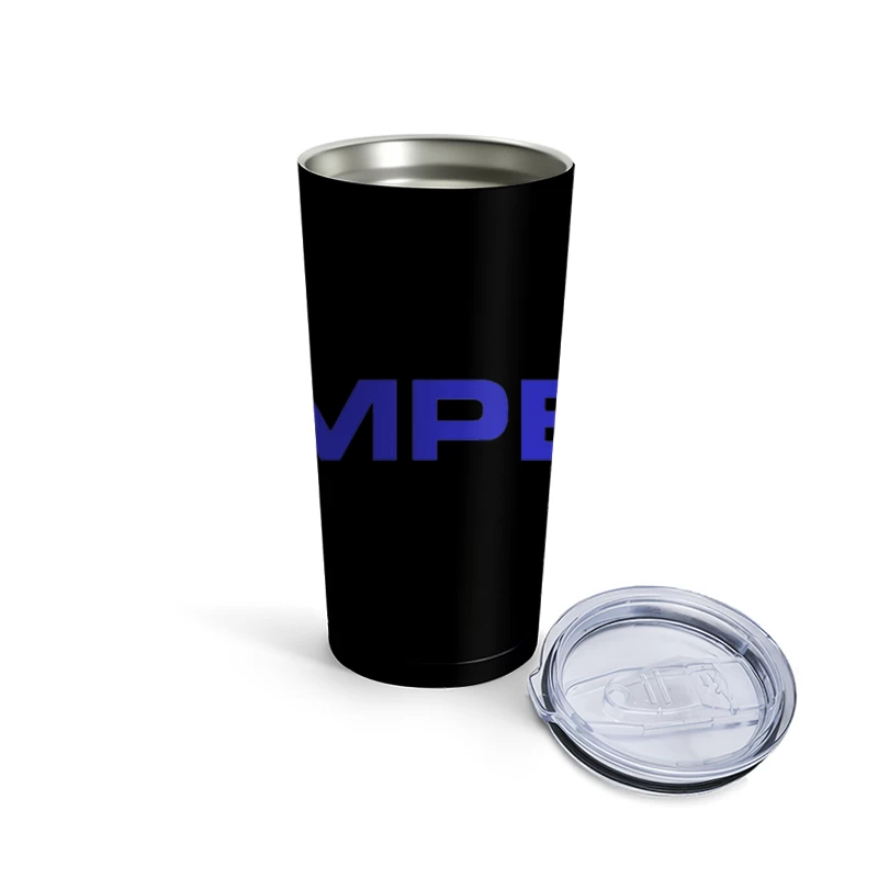 Ampex Blue Corporate Logo Travel Mug