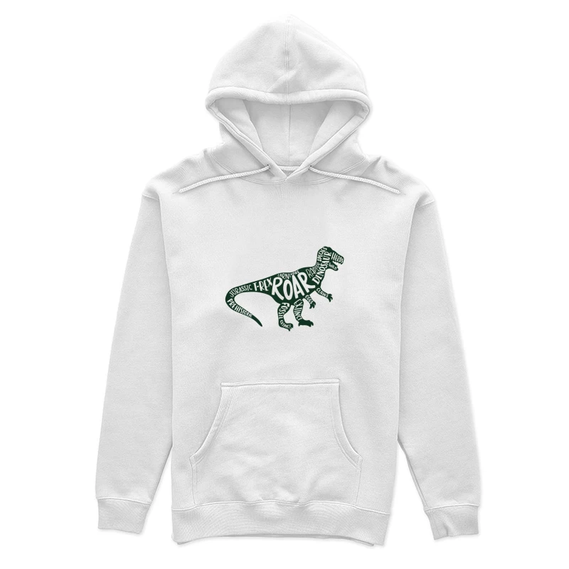 Dinosaure en typographie Femme Sweat à capuche